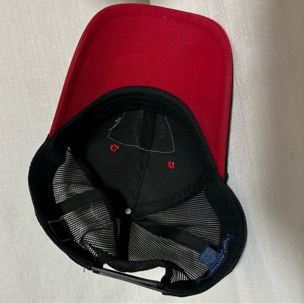 Fireball Whisky Red Hot Patch Hat Script Logo Mes… - image 6